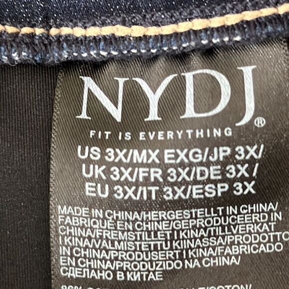 NYDJ Jeans 3X Pull On Sculpt-Her LiftXLux Straight leg Denim - Picture 11 of 11